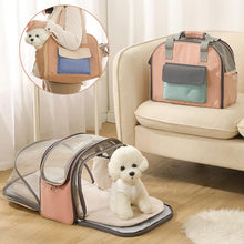 Load image into Gallery viewer, HiFuzzyPet 3-in-1 Expandable Travel Breathable Dog Carrier Bag