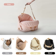 Load image into Gallery viewer, HiFuzzyPet Safety Dog Car Seat Bed with Seat Belt