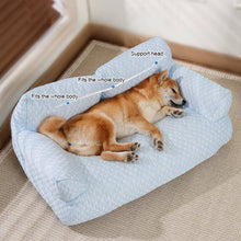 Load image into Gallery viewer, HiFuzzyPet Waterproof Dog Cooling Sofa Bed with Removable Cover