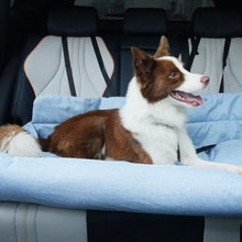 Load image into Gallery viewer, Large Travel Safety Dog Car Back Seat Bed with Seat Belt