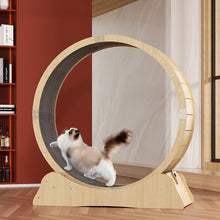 Load image into Gallery viewer, Hifuzzypet Cat Exercise Wheel With Lock Cat Treadmill