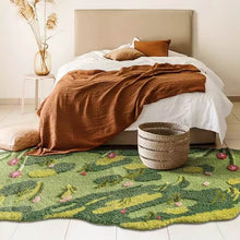 Load image into Gallery viewer, 3D Moss Rug Hand Tufted Wool Pet Rug for Living Room