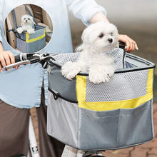 Load image into Gallery viewer, HiFuzzyPet 3-in-1 Removable Dog Bike Basket with Safety Buckle