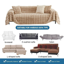 Load image into Gallery viewer, Non-Slip Faux Rabbit Fur Sofa Covers