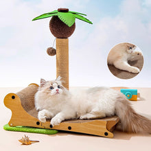 Load image into Gallery viewer, HiFuzzyPet Beach Cat Scratcher with Lounge Chair