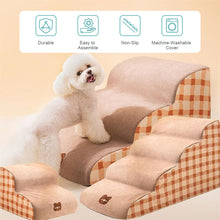 Load image into Gallery viewer, Removable Dog Stairs for Bed