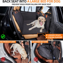 Load image into Gallery viewer, Waterproof Dog Car Seat Cover for Back Seat Large Space