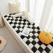 Load image into Gallery viewer, Plaid Square Cotton Pet Friendly Sofa Seat Covers, Couch Protector Mat Pad for Dogs