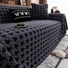 Load image into Gallery viewer, Soft Thick Plush Couch Cover Anti Slip