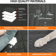 Load image into Gallery viewer, Waterproof Dog Car Seat Cover for Back Seat Large Space