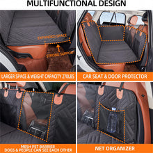 Load image into Gallery viewer, Waterproof Dog Car Seat Cover for Back Seat Large Space