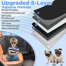 Load image into Gallery viewer, Waterproof Dog Car Seat Cover for Back Seat