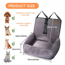 Load image into Gallery viewer, Large Dog Car Seat with Two Safety Buckles