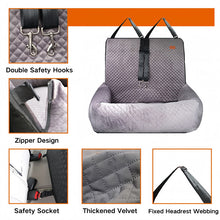 Load image into Gallery viewer, Large Dog Car Seat with Two Safety Buckles