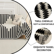 Load image into Gallery viewer, Boho Anti-Slip Anti-Scratch Chenille Couch Cover