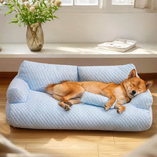 Load image into Gallery viewer, HiFuzzyPet Waterproof Dog Cooling Sofa Bed with Removable Cover