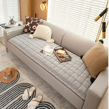Load image into Gallery viewer, Plaid Square Cotton Pet Friendly Sofa Seat Covers, Couch Protector Mat Pad for Dogs