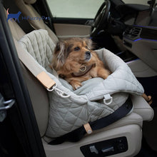 Load image into Gallery viewer, HiFuzzyPet Safety Dog Car Seat Bed with Seat Belt