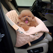 Load image into Gallery viewer, HiFuzzyPet Safety Dog Car Seat Bed with Seat Belt
