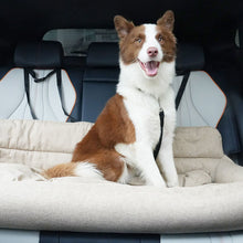 Load image into Gallery viewer, Large Travel Safety Dog Car Back Seat Bed with Seat Belt