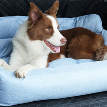 Load image into Gallery viewer, Large Travel Safety Dog Car Back Seat Bed with Seat Belt