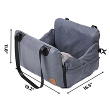 Load image into Gallery viewer, 3-in-1 Waterproof Dog Car Booster Seat With Safety Belt