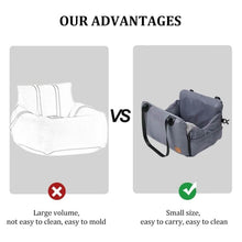 Load image into Gallery viewer, 3-in-1 Waterproof Dog Car Booster Seat With Safety Belt