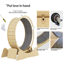 Load image into Gallery viewer, Hifuzzypet Cat Exercise Wheel With Lock Cat Treadmill