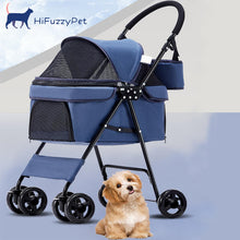 Load image into Gallery viewer, HiFuzzyPet Lightweight Dog Stroller with Bag