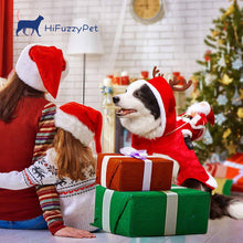 Load image into Gallery viewer, Dog Christmas Outfit with Santa Claus