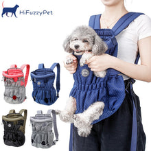 Load image into Gallery viewer, HiFuzzyPet Legs Out Front Dog Carrier Backpack for Traveling