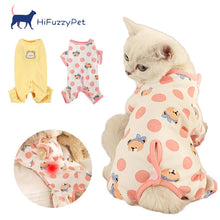 Load image into Gallery viewer, HiFuzzyPet Dog & Cat Recovery Suit, Bodysuit for Cats After Surgery