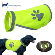 Load image into Gallery viewer, HiFuzzyPet Reflective Dog Safety Vest for Day or Night Outdoor Activity