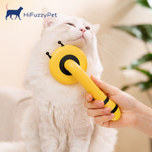 Load image into Gallery viewer, HiFuzzyPet Cute Little Bee Self-cleaning Pet Brush