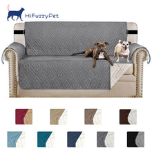 Load image into Gallery viewer, HiFuzzyPet Water Resistant Reversible Pet Couch Cover, Furniture Protector