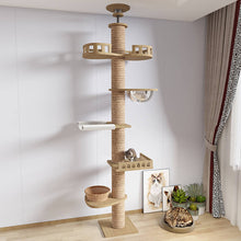 Load image into Gallery viewer, HiFuzzyPet Column Vertical Sisal Cat Climbing Frame