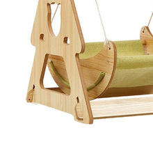 Load image into Gallery viewer, HiFuzzyPet Cat Hammock Wooden Pet Hanging Swing For Small Medium Cats