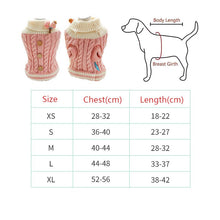 Load image into Gallery viewer, HiFuzzyPet Turtleneck Dog Sweater Warm Cute Dog Clothes