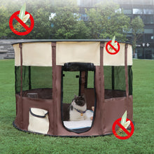 Load image into Gallery viewer, HiFuzzyPet Foldable Round Cat Playpen