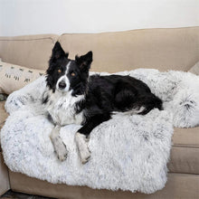 Load image into Gallery viewer, HiFuzzyPet Calming Sofa Dog bed with Removable Washable Cover, Plush Mat for Pet