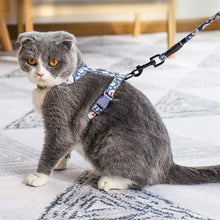 Load image into Gallery viewer, HiFuzzyPet Soft Adjustable Cat Harness and Leash Set