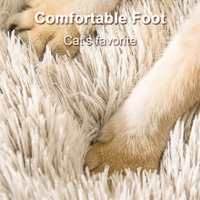 Load image into Gallery viewer, fluffy plush cat bed for deeply sleep