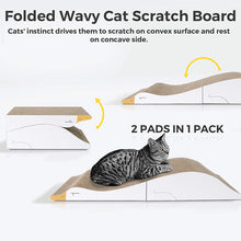 Load image into Gallery viewer, HiFuzzyPet Durable Cat Scratcher Cardboard Bed & Lounger