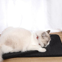 Load image into Gallery viewer, HiFuzzyPet Cat Litter Mat Waterproof Double-Layer Foldable