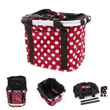 Load image into Gallery viewer, HiFuzzyPet Folding Dog Bike Basket