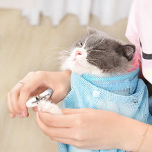 Load image into Gallery viewer, HiFuzzyPet Adjustable Mesh Cat Bath Bag