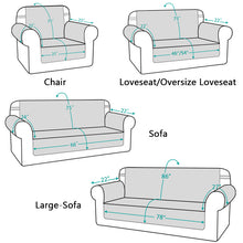 Load image into Gallery viewer, HiFuzzyPet Water Resistant Reversible Pet Couch Cover, Furniture Protector