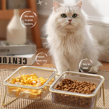 Load image into Gallery viewer, HiFuzzyPet Non-slip Cat Food and Water Bowls, Raised Pet Bowl