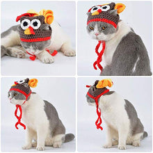 Load image into Gallery viewer, halloween dog turkey hat shown