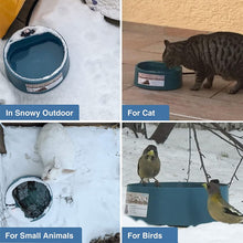 Load image into Gallery viewer, HiFuzzyPet Winter Heating Water Bowl For Pets